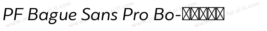PF Bague Sans Pro Bo字体转换
